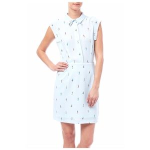 NWT Anthropologie FRNCH mini dress printed